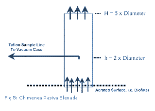 Cuadro de texto:    Fig 5: Chimenea Pasiva Elevada    