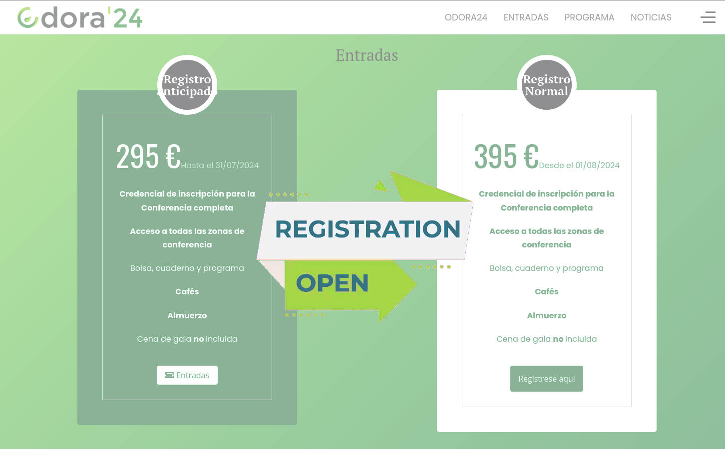 Abierta la inscripción para la conferencia Odora24
